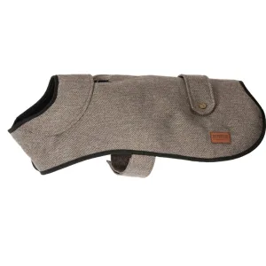 Ancol Heritage 30cm Taupe Herringbone Dog Coat - Small