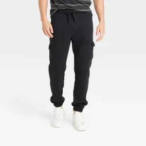 Fleece Tapered Cargo Pants