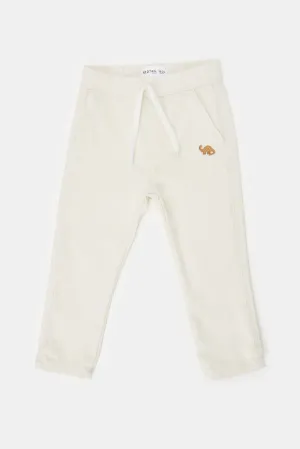 Infant Boys Cream Jogger Jeans