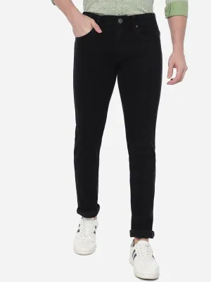 Raw Black Washed Straight Fit Jeans | Greenfibre