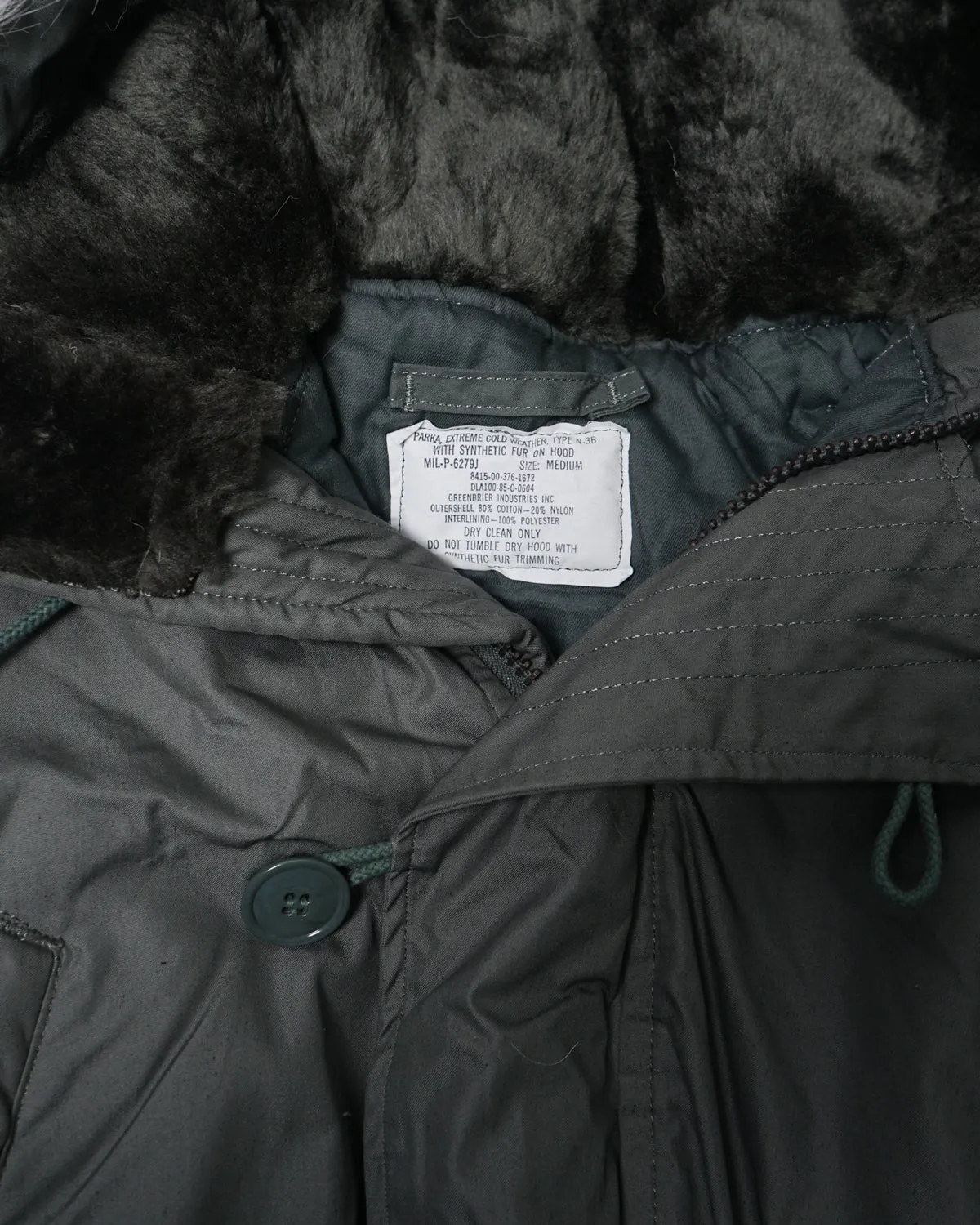 US Military N-3B Cold Weather Parka